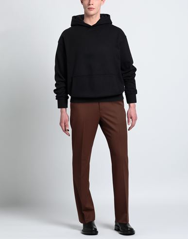 Man Sweatshirt Black Size M Cotton, Polyester