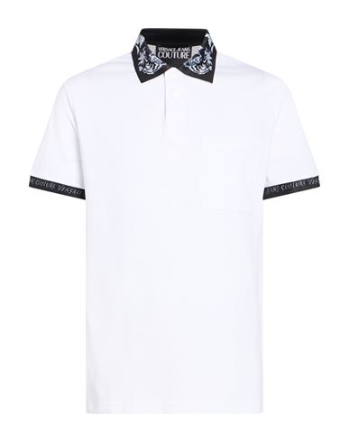 Man Polo shirt White Size M Cotton