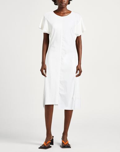 Modesty Woman Midi dress Ivory Size L Cotton
