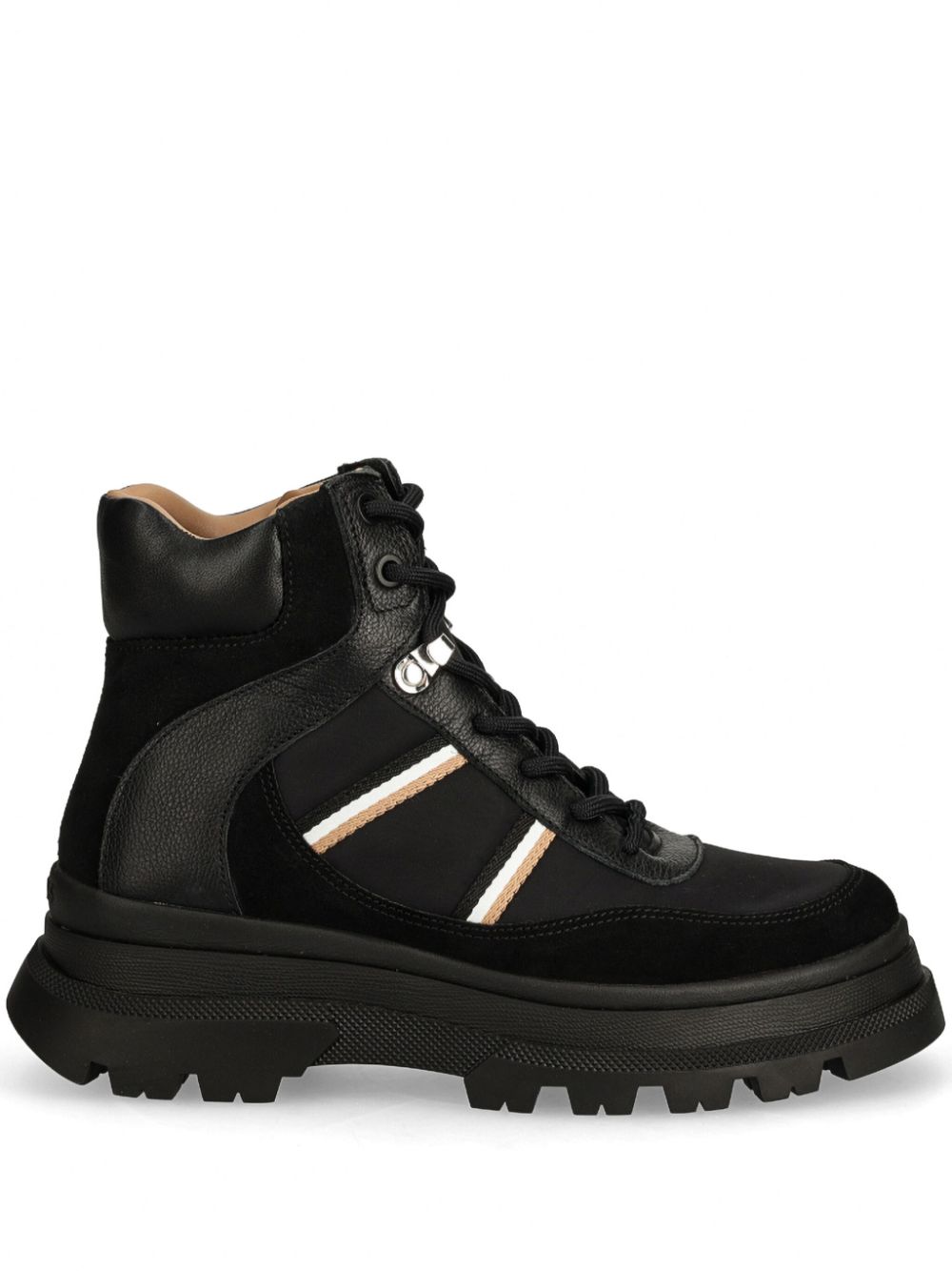 Lace-up ankle boots - Black