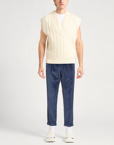 Man Pants Blue Size 36 Cotton
