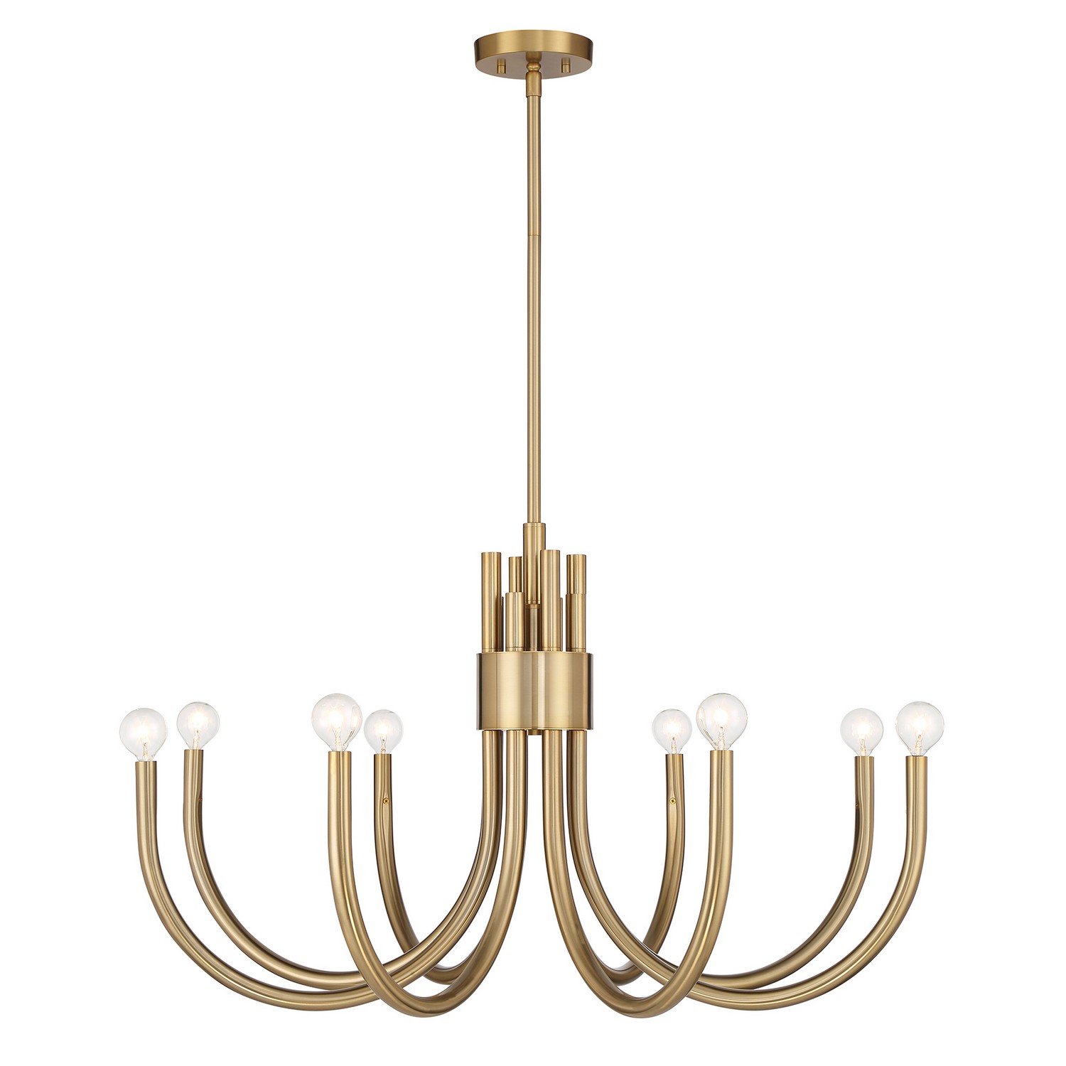 Sorrento 8-Light Chandelier in Noble Bra