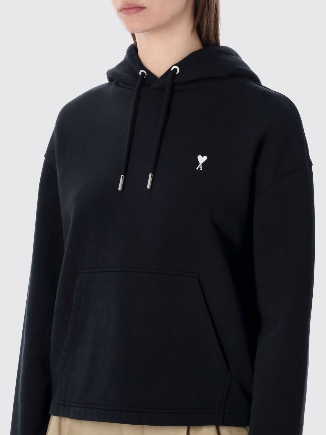Sweatshirt Woman color Black