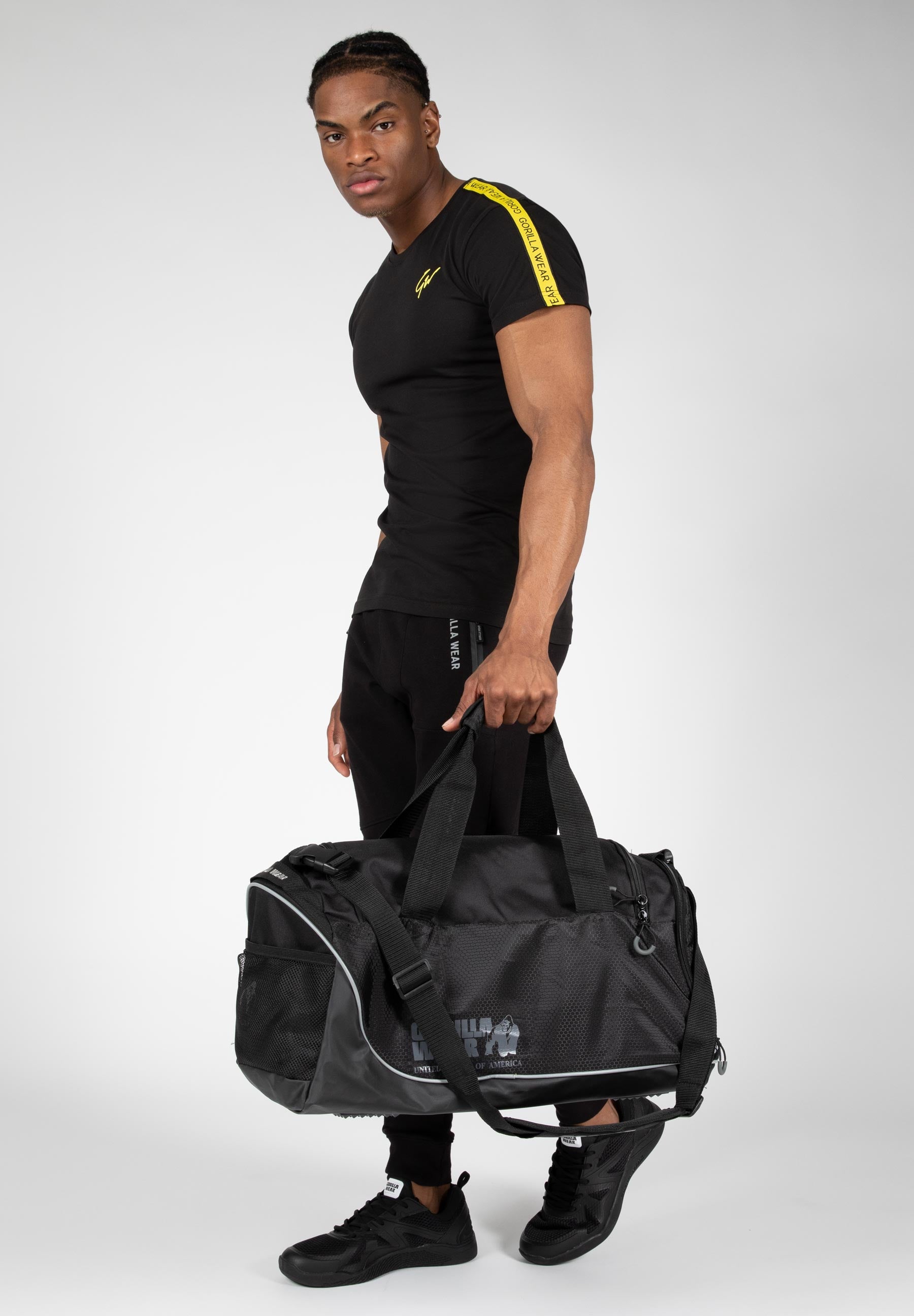 Chester T-shirt - Black/Yellow