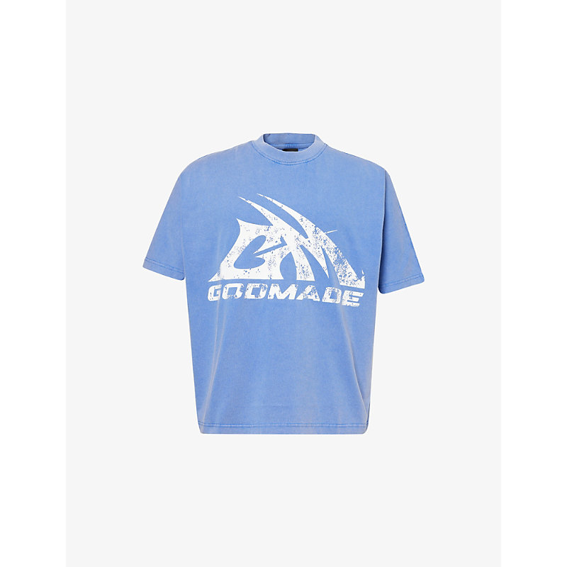 Mens Core Graphic-Print Cotton T-Shirt