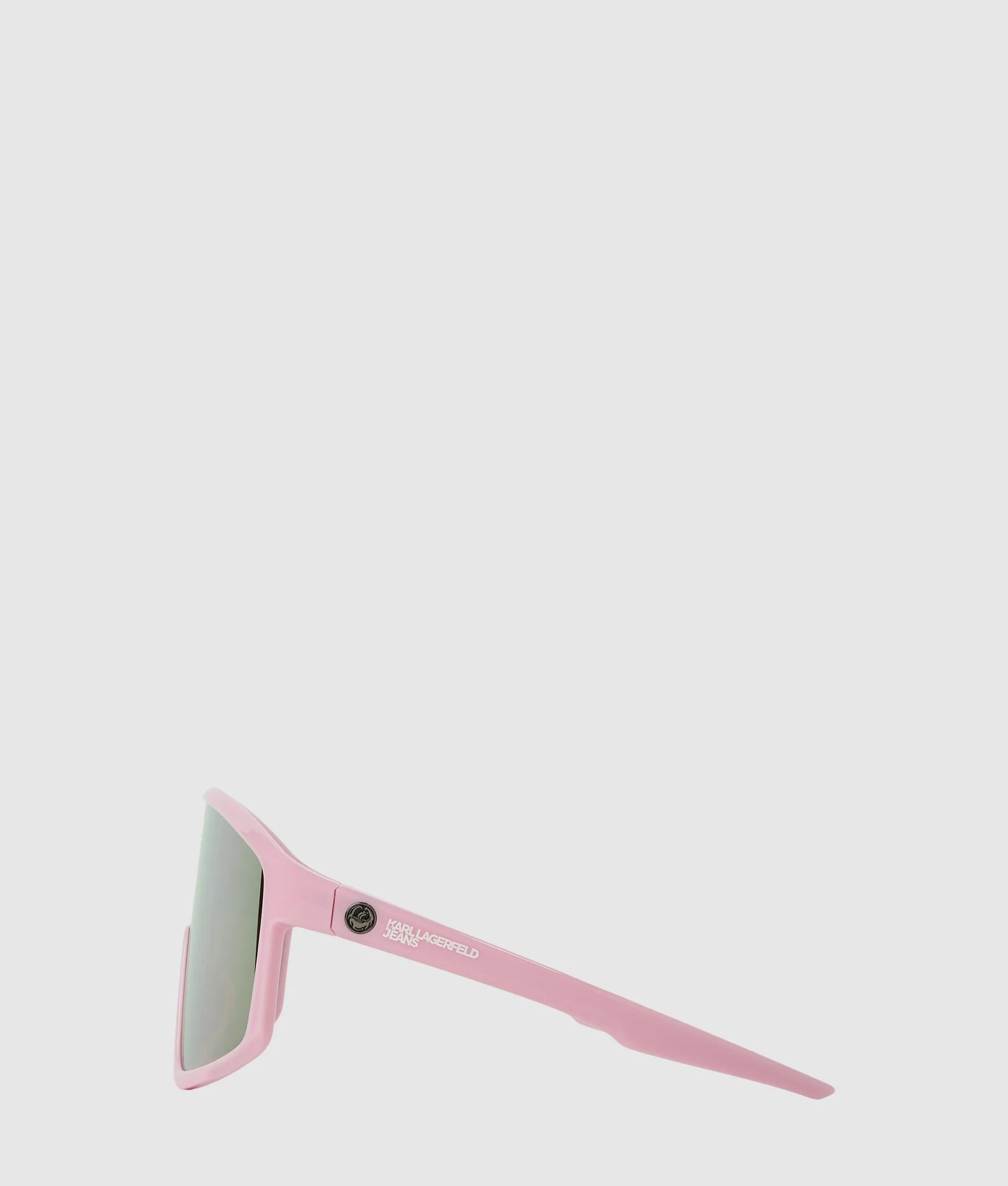 Karl Lagerfeld - Lunettes De Soleil Shield Klj X Dragon, Femme, Rose/or, : One