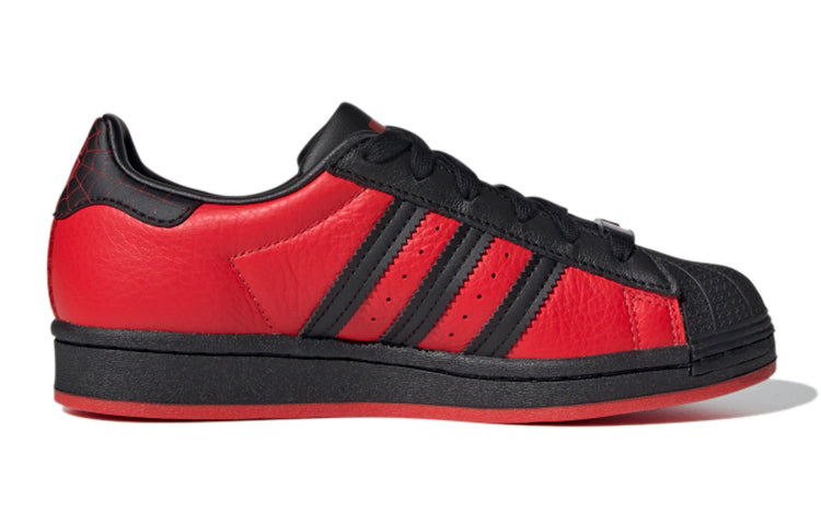 (GS) Originals Superstar Shoes 'Red Black'