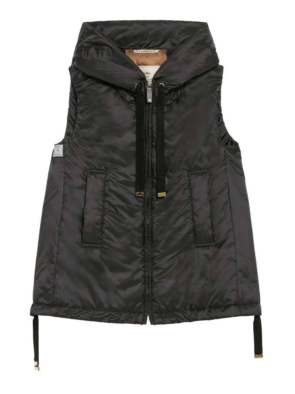 Greengo Sleeveless Puffer Jac Black