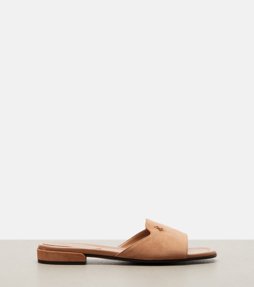 Dina suede slides