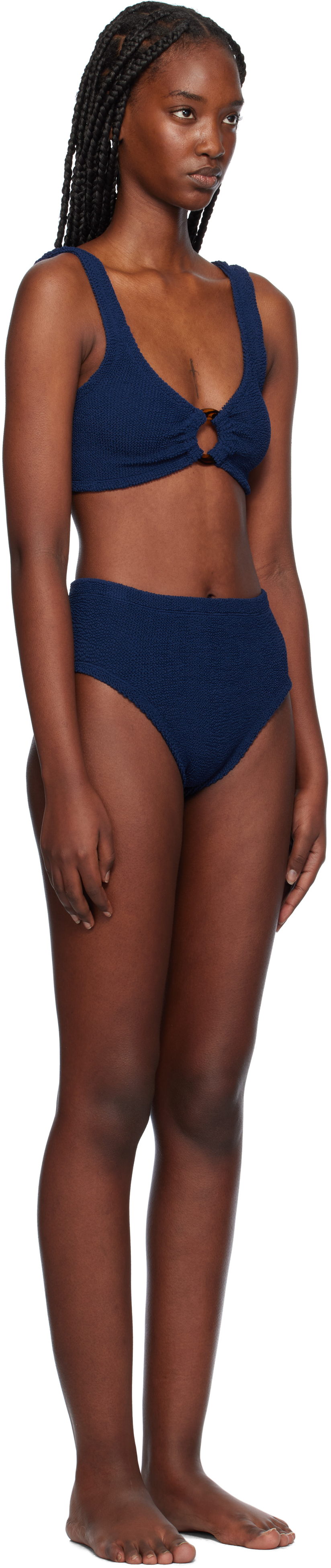 Hunza G Navy Nadine Bikini