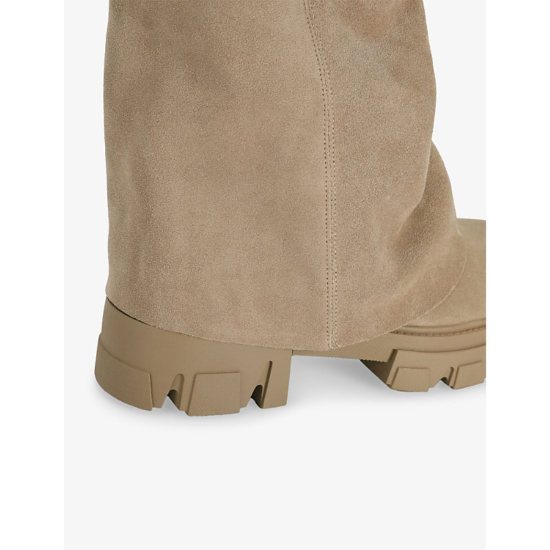 Womens Stomp Suede Boots