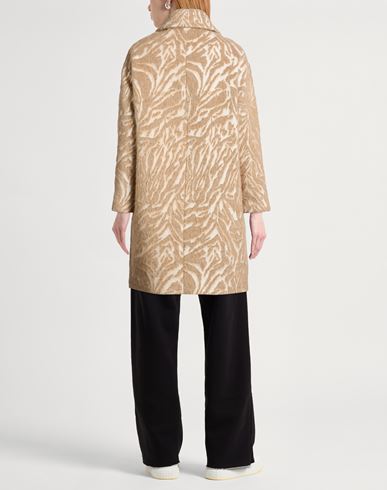 Woman Coat Ivory Size 10 Cotton, Virgin Wool, Polyester, Alpaca wool, Polyamide