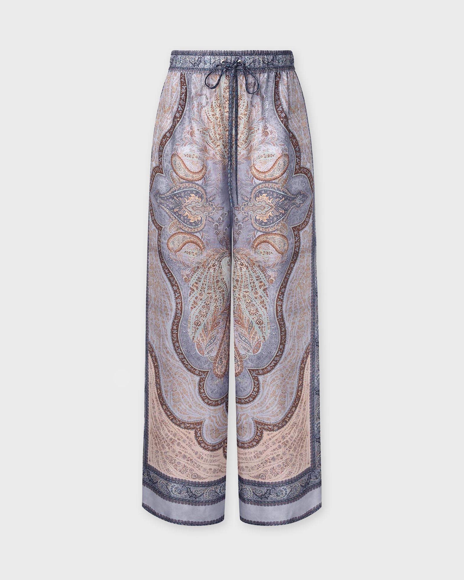 Zimmermann Trousers Wanderlust Relaxed Pant Blue 2