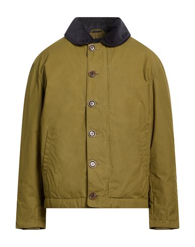 Man Jacket Military green Size S Cotton