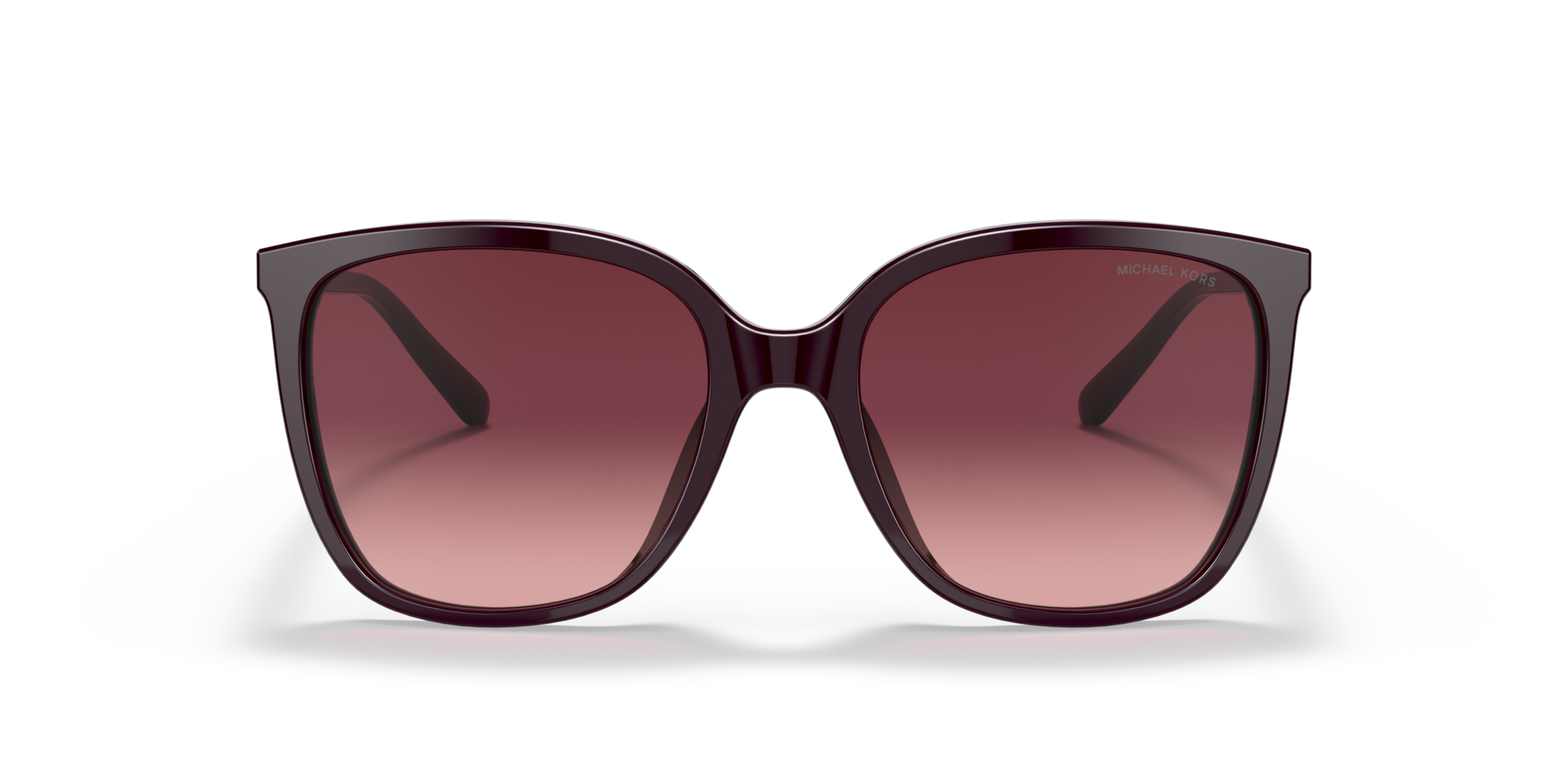 Michael Kors Woman Michael Kors MK2137U ANAHEIM 33448H Sunglasses Acetate Brown Violet Squared Normal Shaded