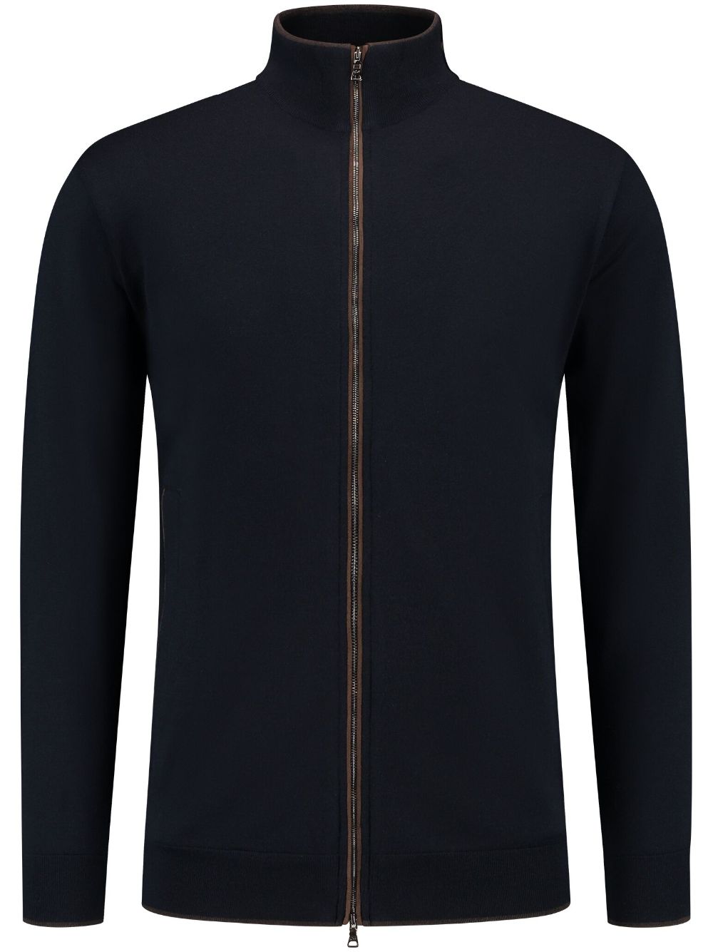 Zip-up cardigan - Blue