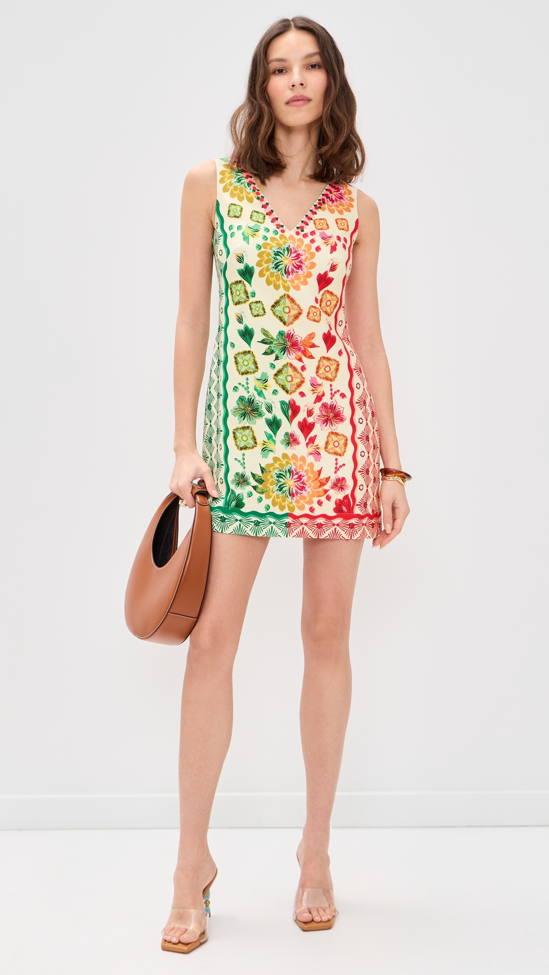 Alba C Dress Sunrise Border Plmt