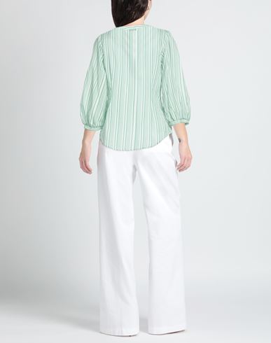 Woman Shirt Green Size 10 Cotton