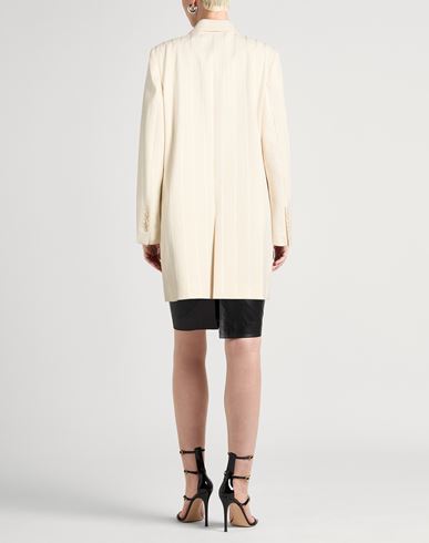 Woman Blazer Ivory Size M Cotton, Acetate