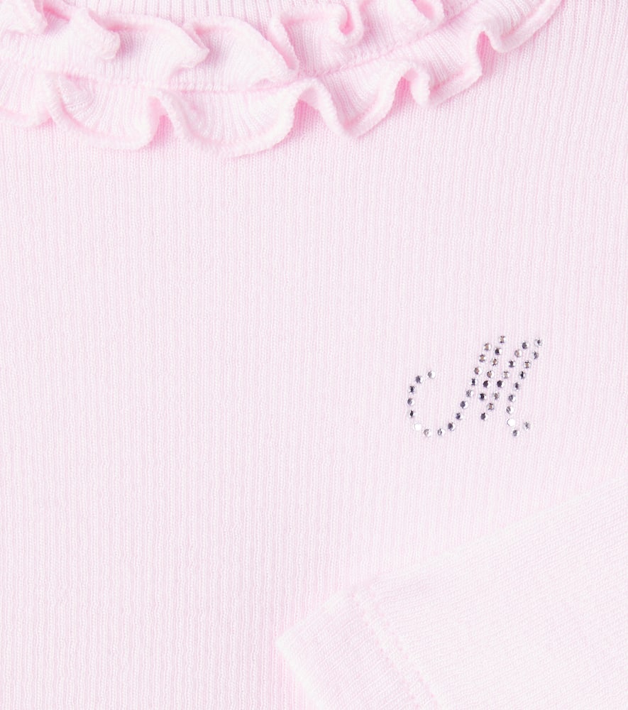 Baby embellished ruffled shirt