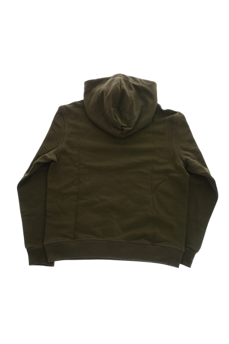 Boys Olive Graphic Hoodie
