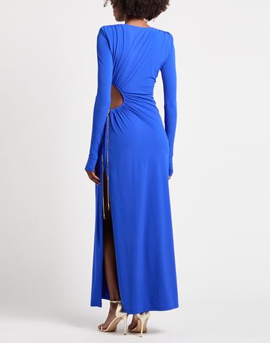 Danamé Woman Maxi dress Bright blue Size 6 Polyamide, Elastane