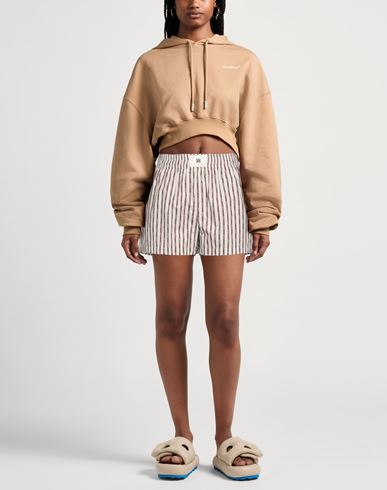 Amiri Woman Shorts & Bermuda Shorts White Size M Cotton