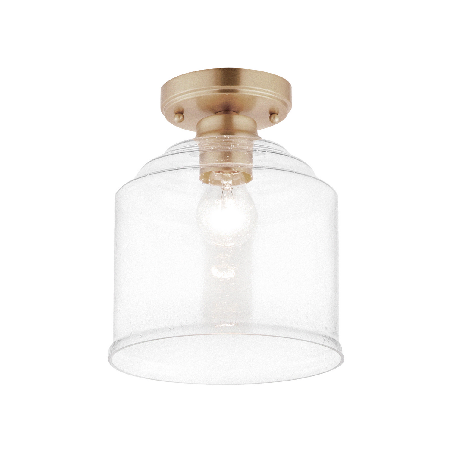 Heritage One Light Semi-Flush Mount from the Acadia Collection