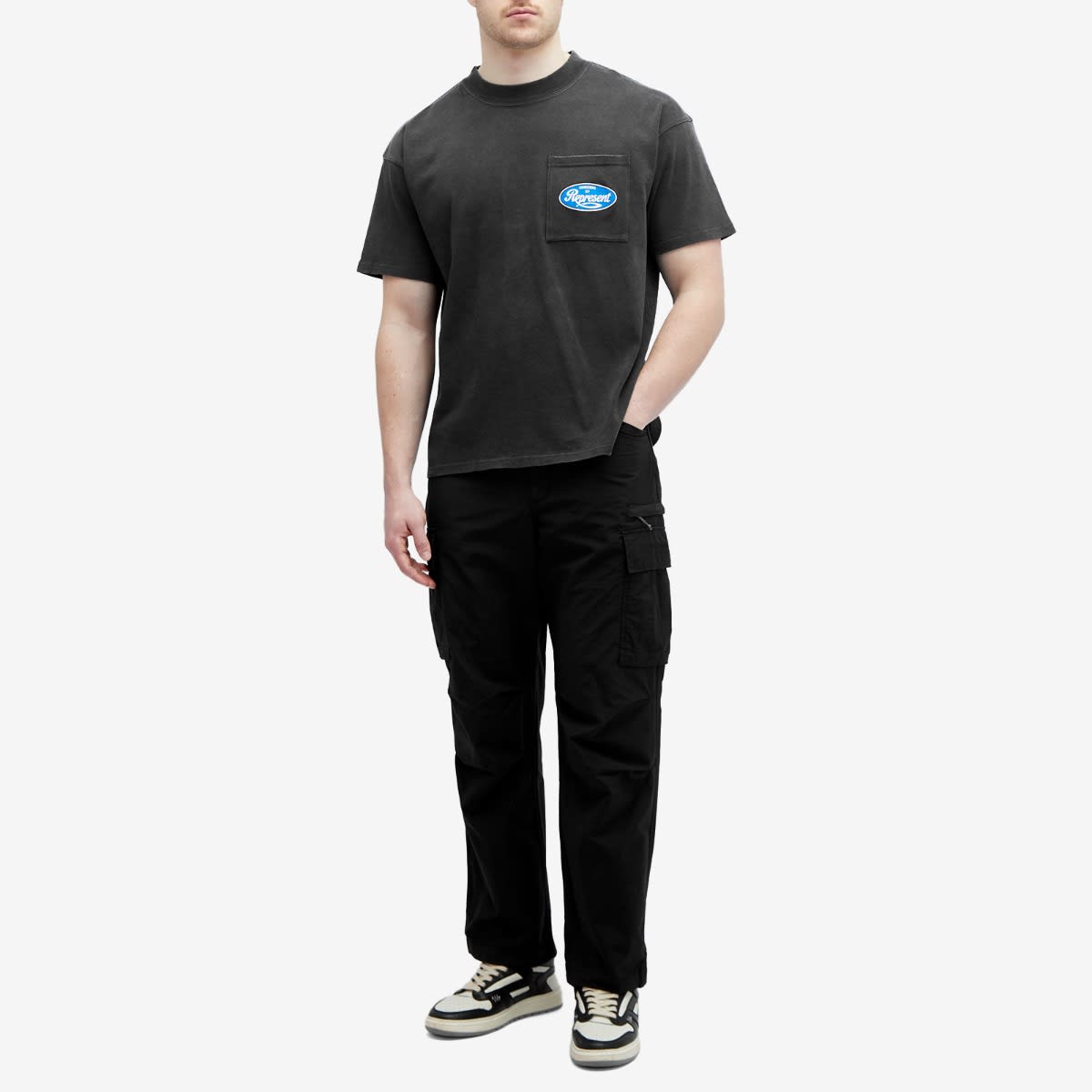 Classic Parts T-Shirt in Aged Black