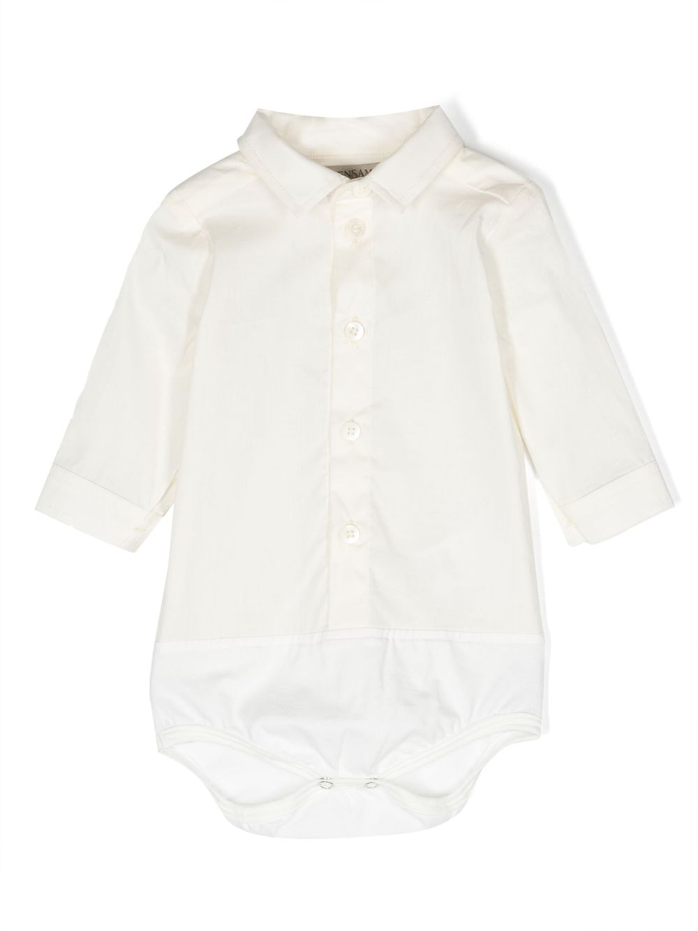 Long-sleeve button-up shorties - Neutrals