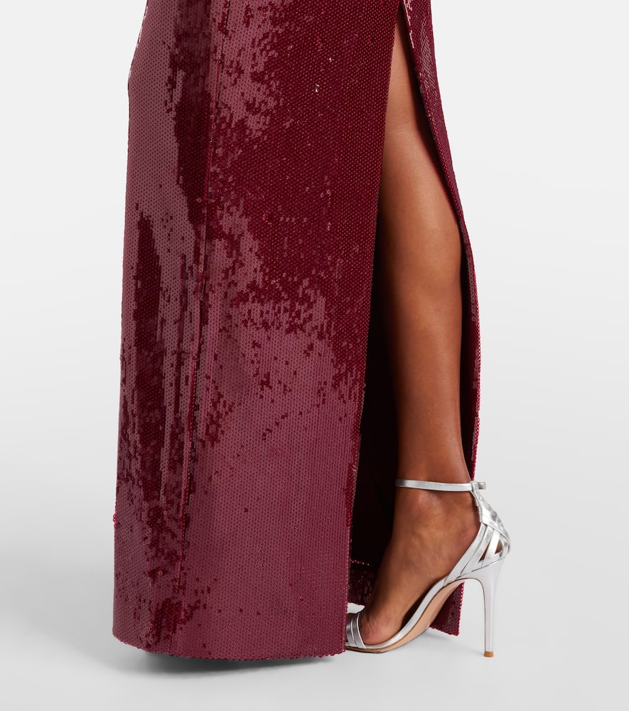 Nero sequined gown