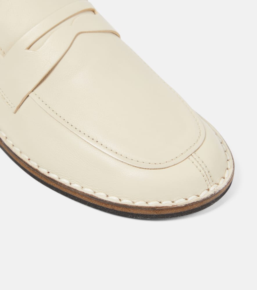 Cary leather penny loafers