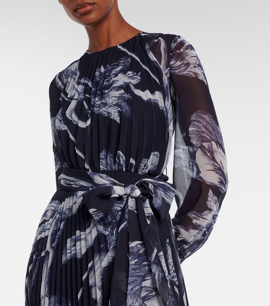 Floral voile gown