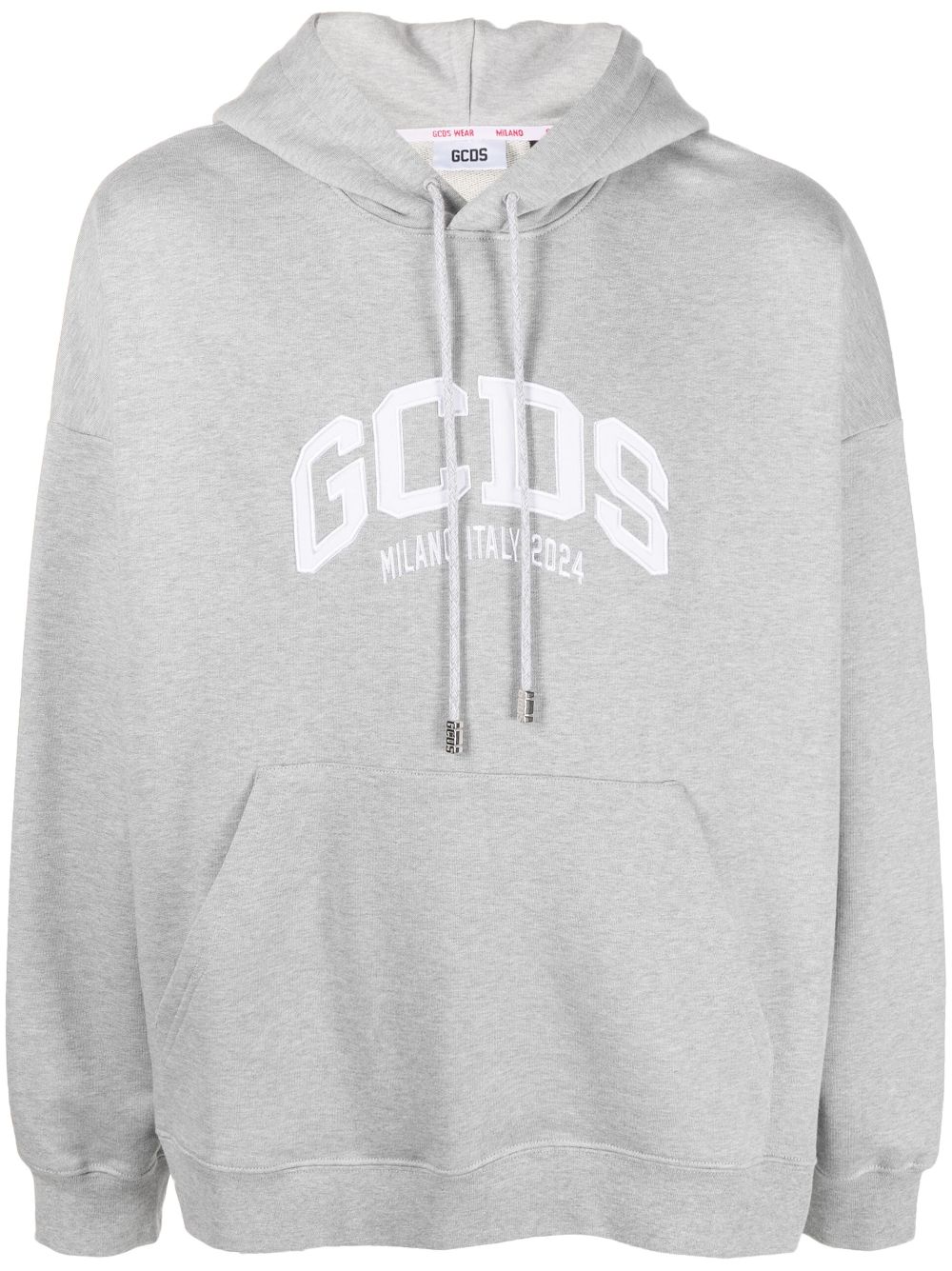 Lounge Logo cotton hoodie - Black