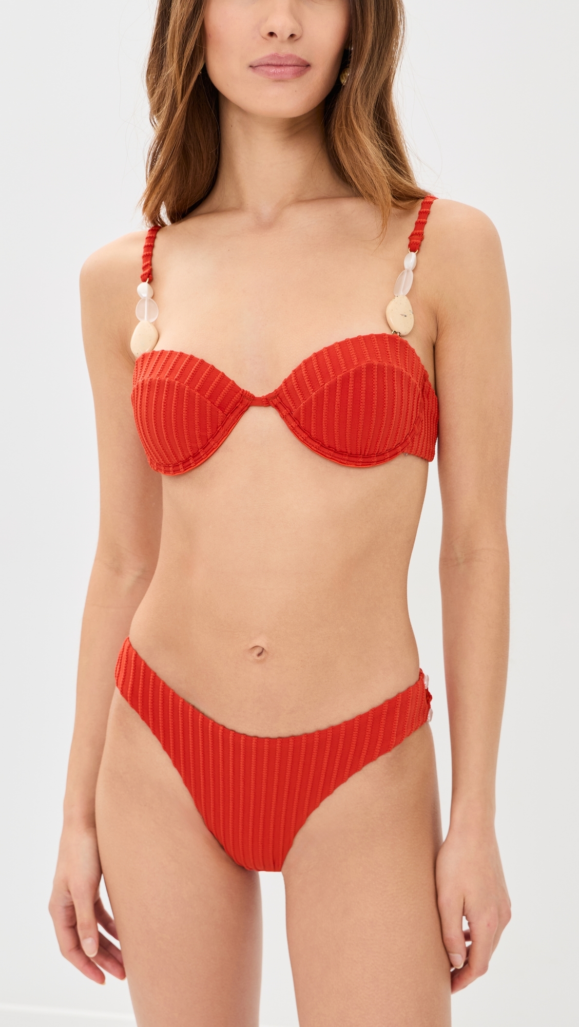 Perla Top Shell Red Shell Red