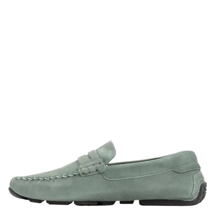 Pier Suede Penny Loafers