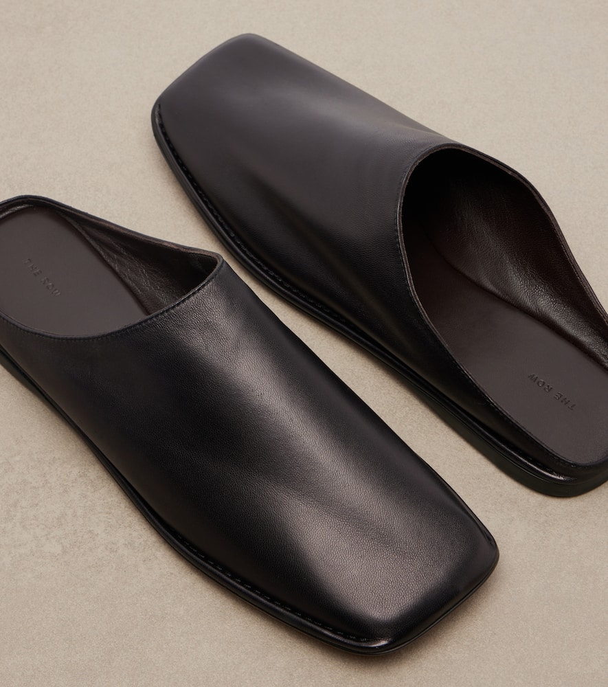 Piper leather mules