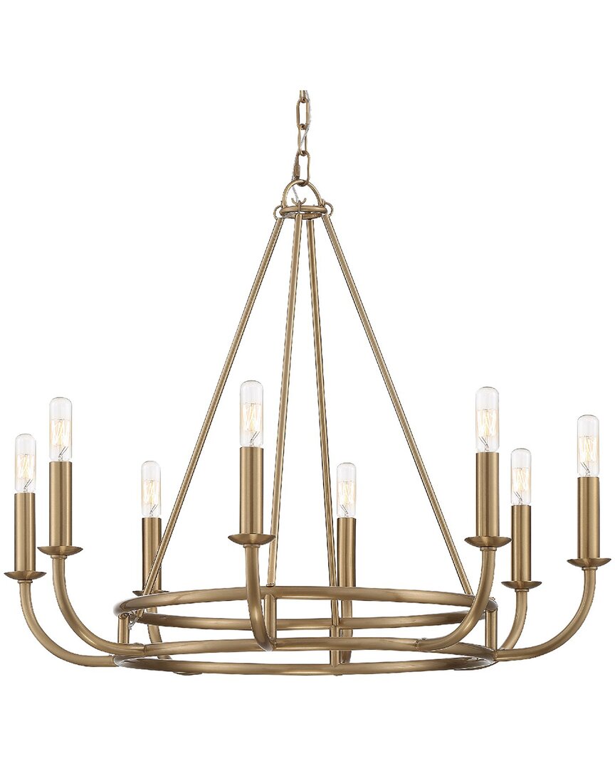 Bailey 8-Light Aged Brass Chandelier