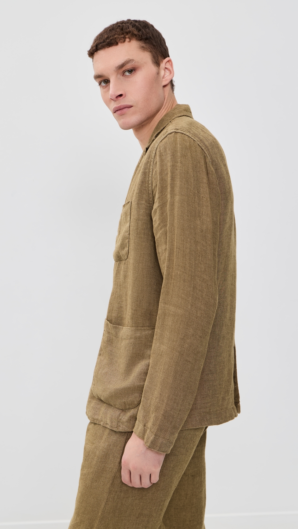 Linen Alta Blazer Chai