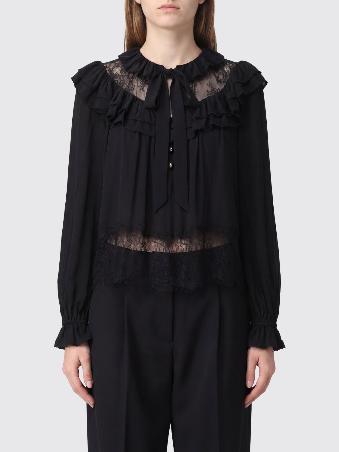 Skirt Woman color Black