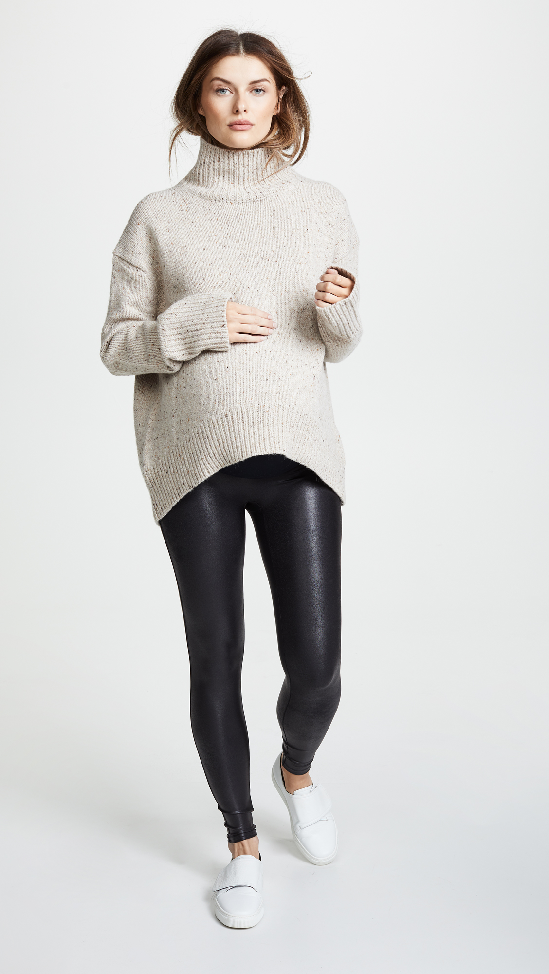 Mama Faux Leather Leggings