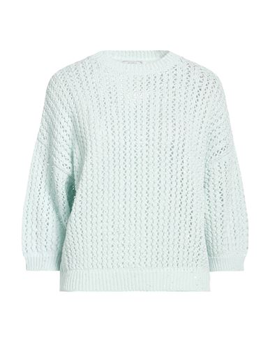 Woman Sweater Sky blue Size 6 Cotton, Polyester
