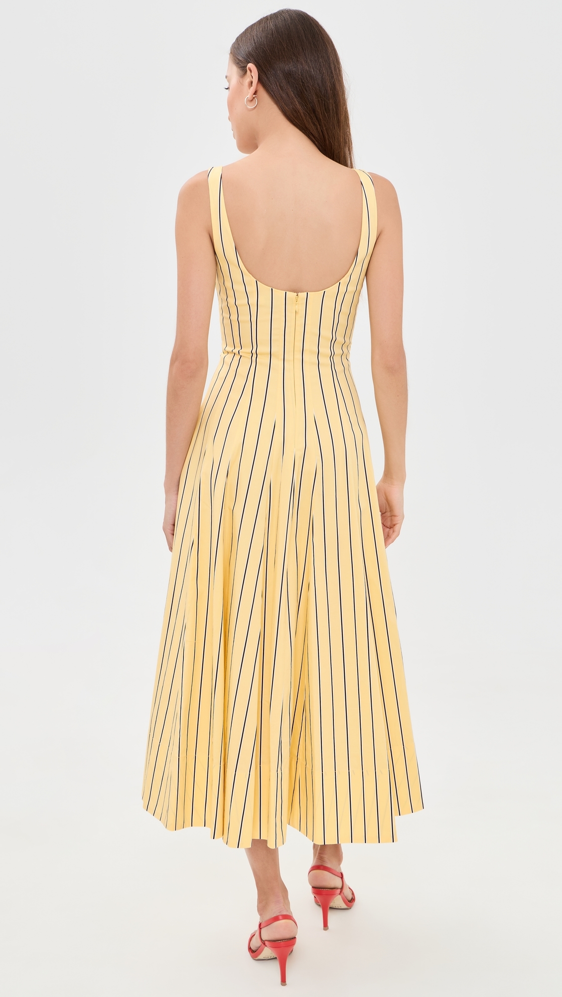 Wells Dress Monday Stripe Lobster