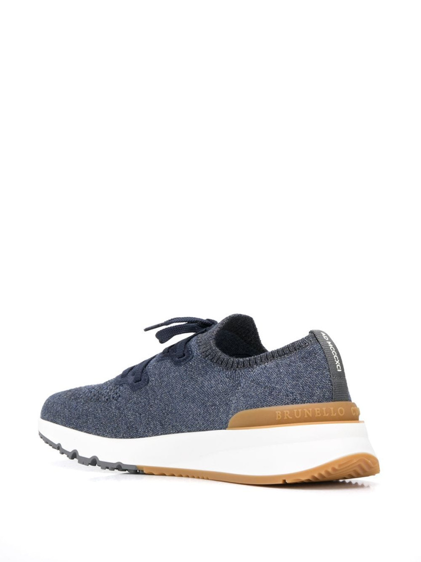 Runners In Chiné Cotton Knit