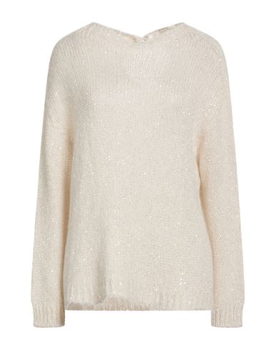 Woman Sweater Ivory Size L Polyamide, Acrylic, Mohair wool, Wool