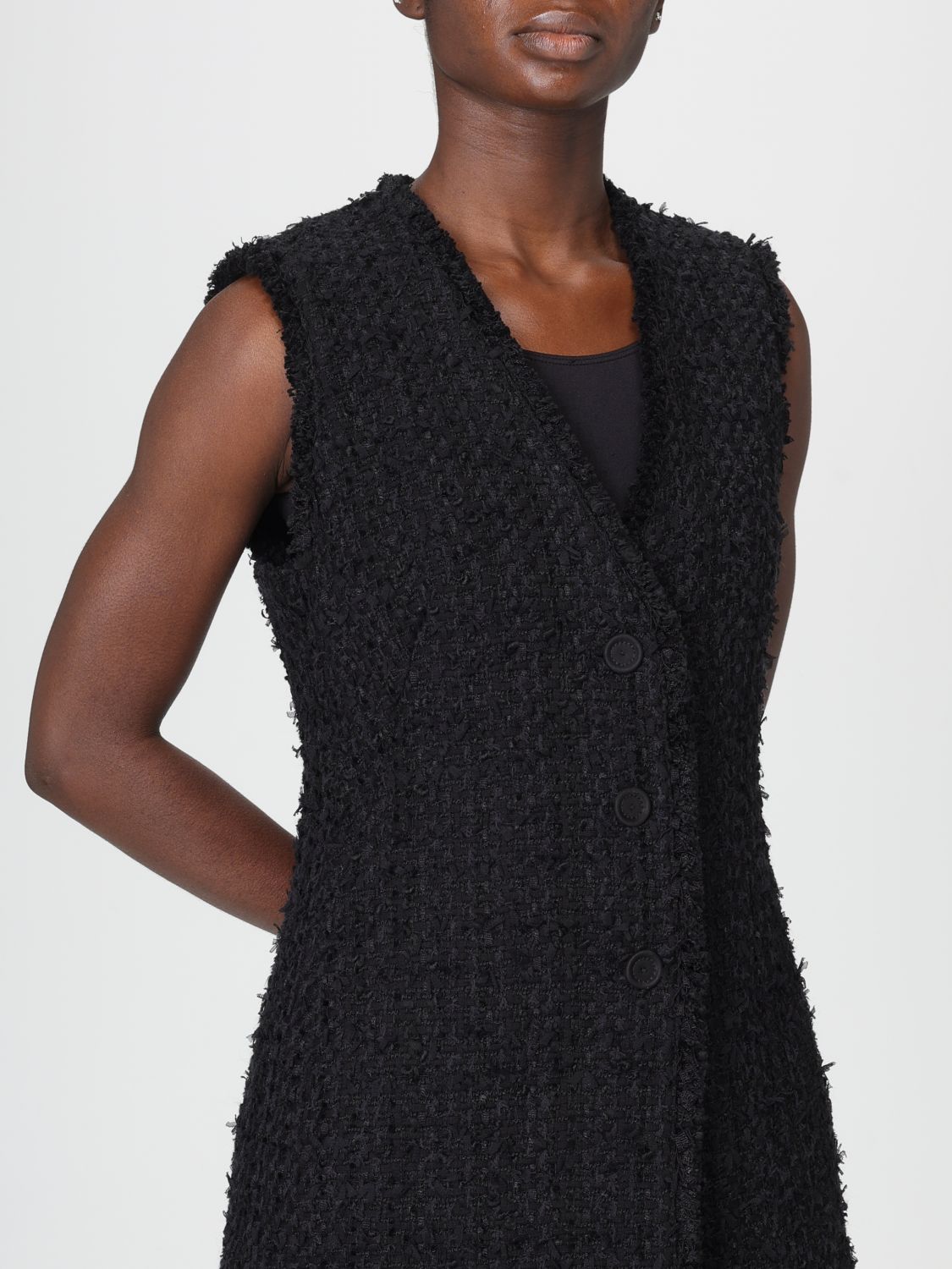 Waistcoat Woman color Black