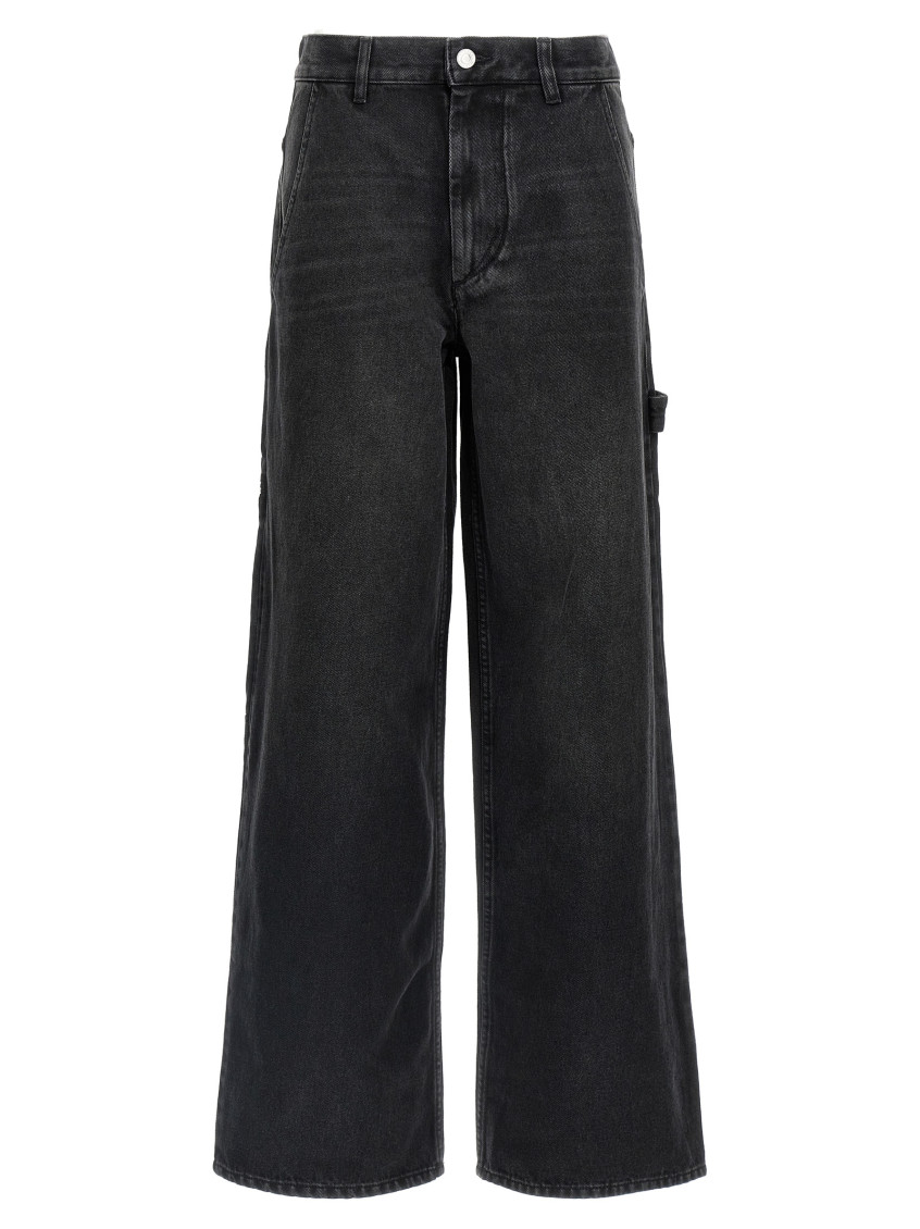 Black Cargo Jeans