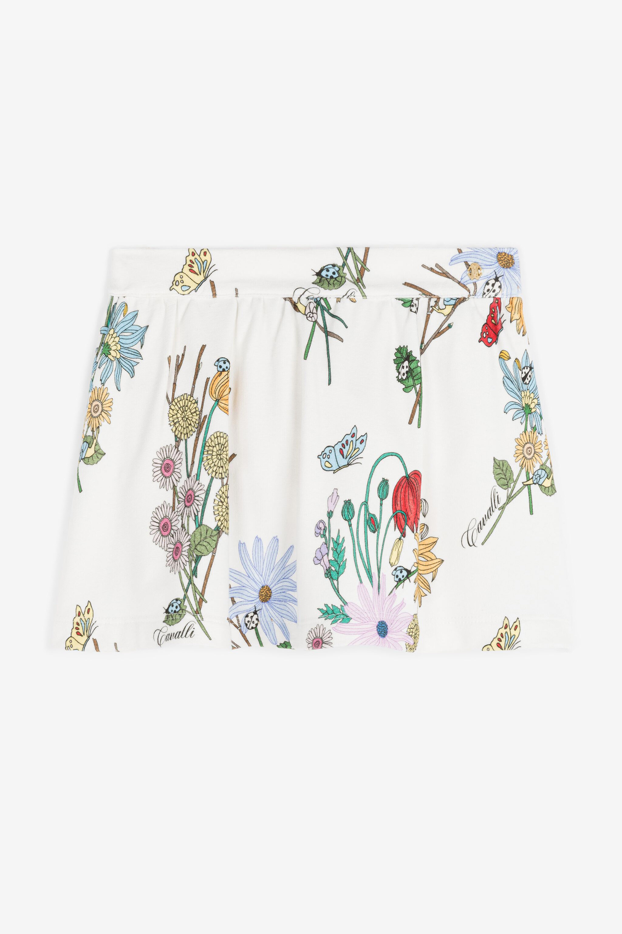 Floral-print Skirt