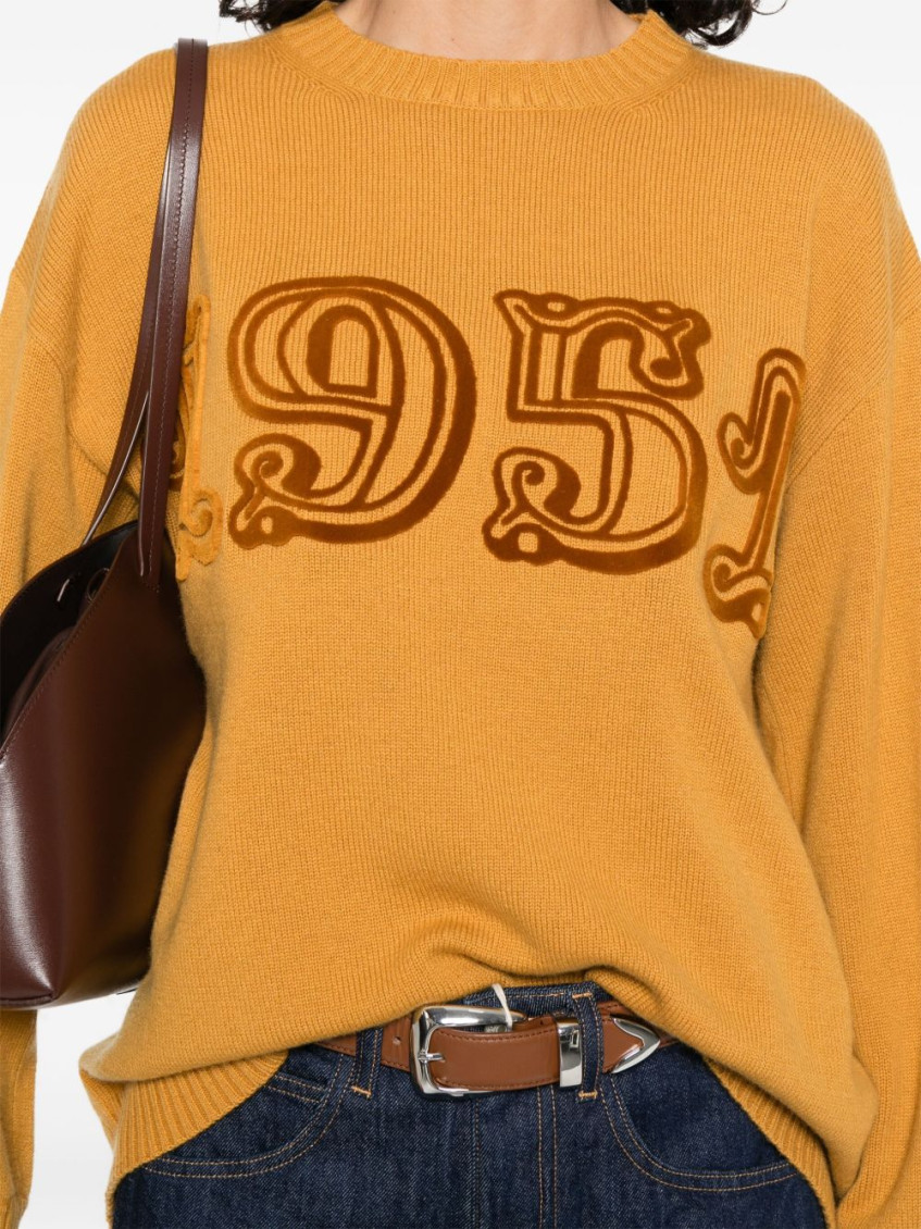 Fido Brown Wool Blend T-shirt