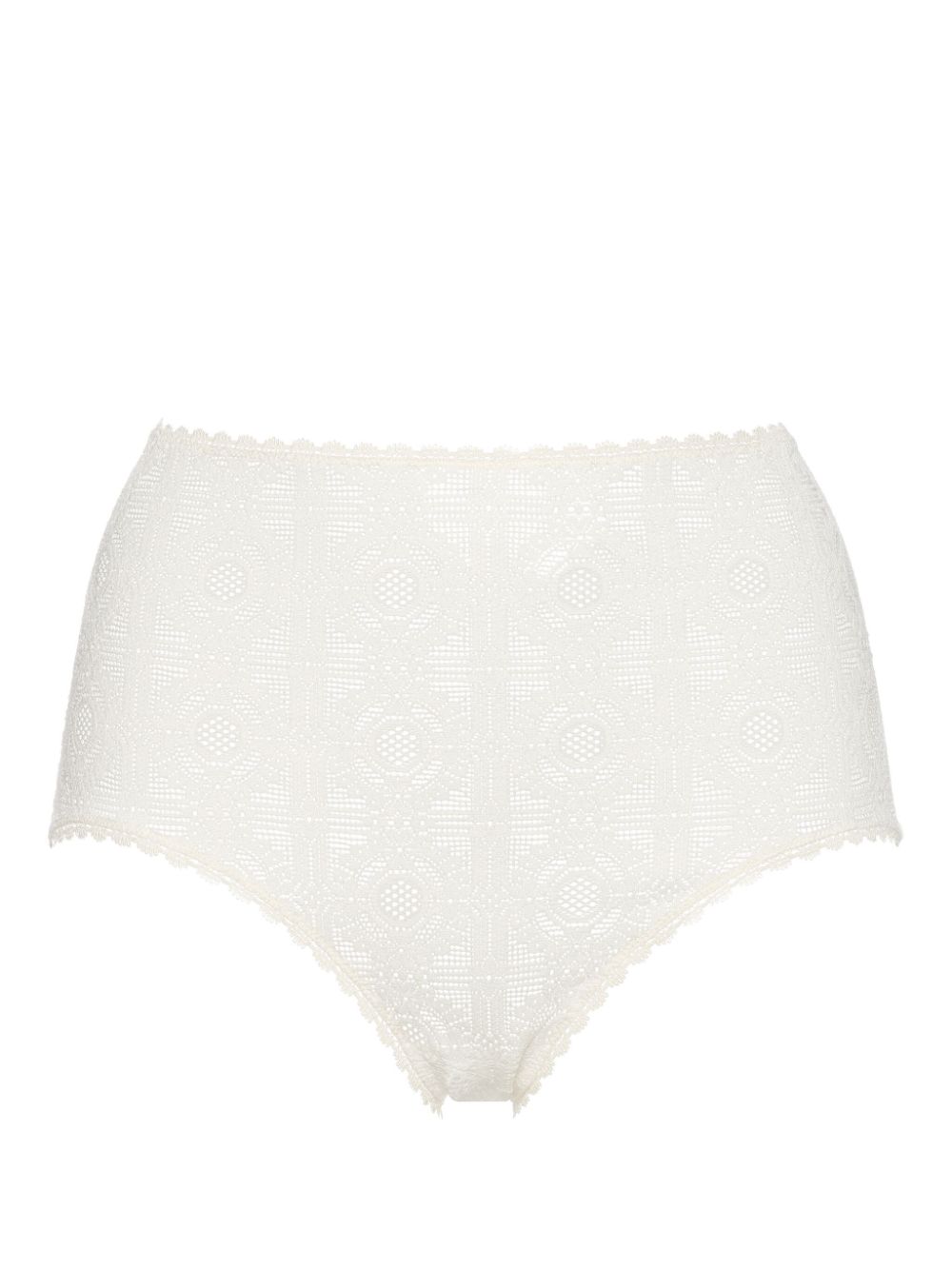 Ganse high-waisted briefs - White